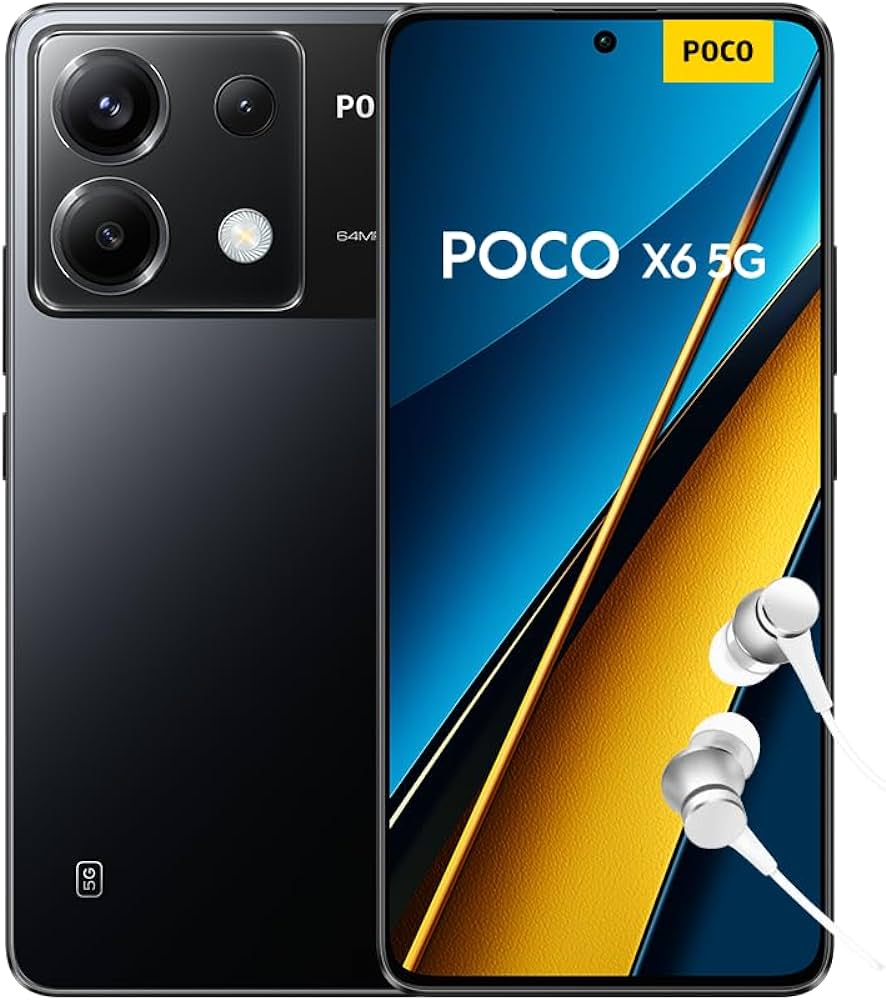 Smartphone Xiaomi POCO X6 8GB/ 256GB/ 6.67"/ 5G/ Negro