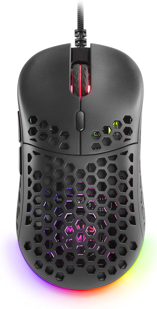 Ratón Gaming Mars Gaming MM55/ Hasta 12800 DPI