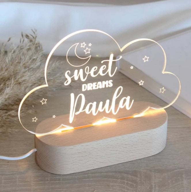 Lámpara Led Personalizada Nube