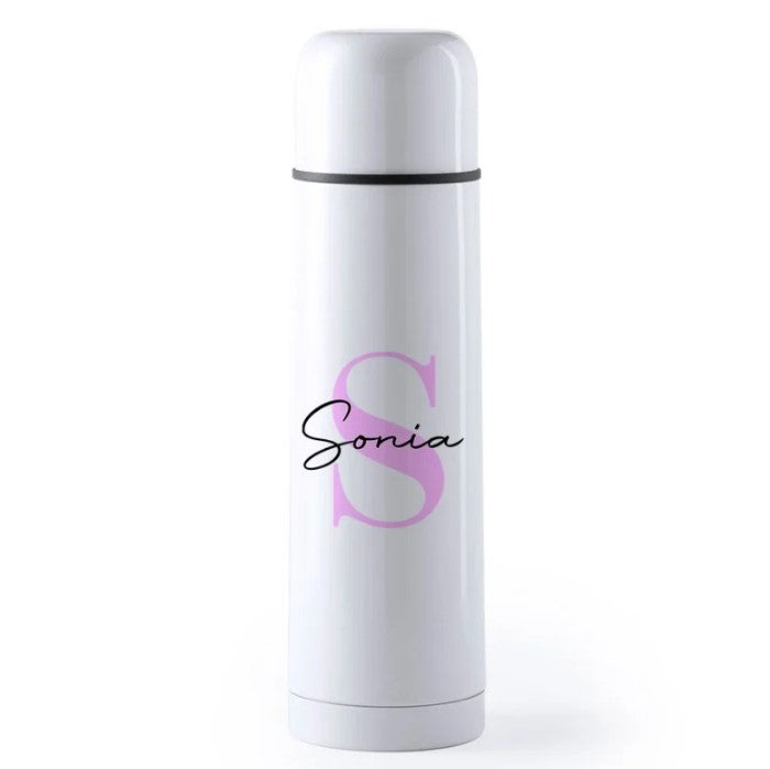 Termo Personalizado con Inicial y Nombre