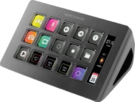 Stream Deck Slim Mars Gaming MSD-ONE/ 15 Teclas LCD