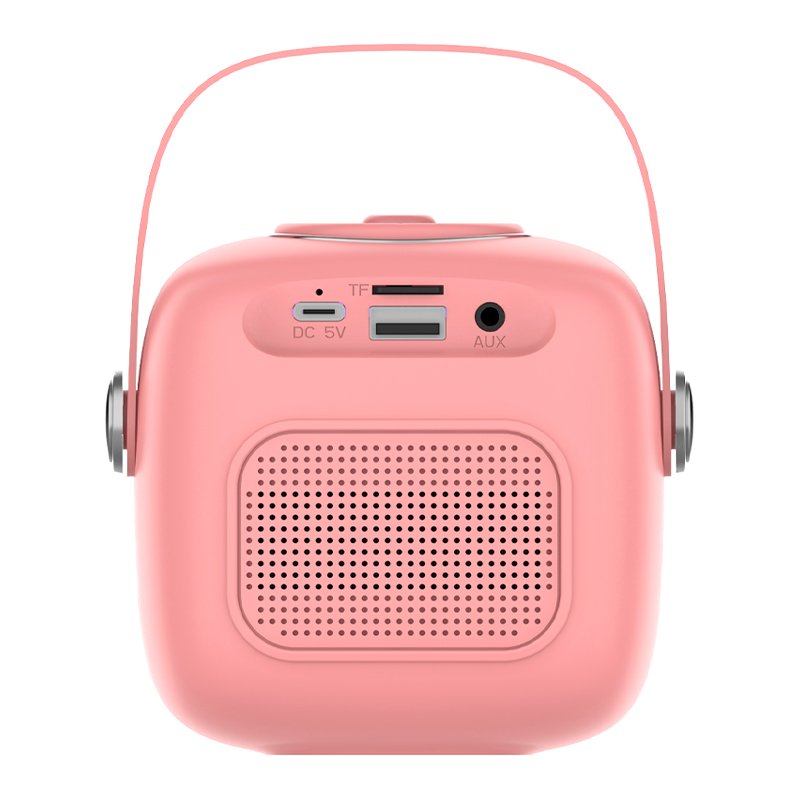 Altavoz Bluetooth Universal Música 6W COOL Mini Karaoke + Micrófono Rosa