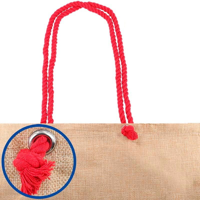 Bolso de Yute SUPERPROFE con Asa de Cuerda