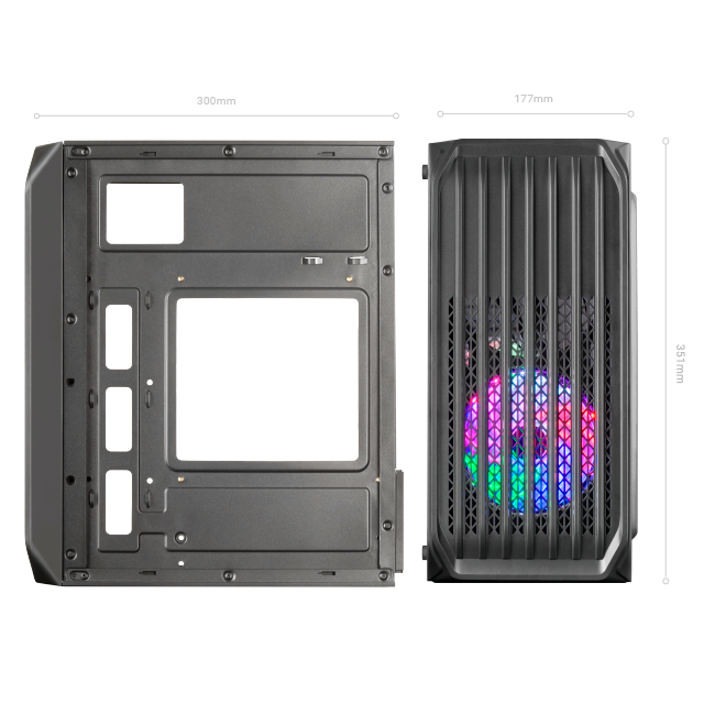 Caja Gaming Minitorre Mars Gaming MC-S2