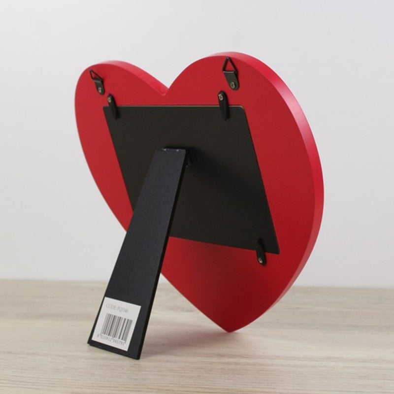 Portafotos personalizado con forma de corazón