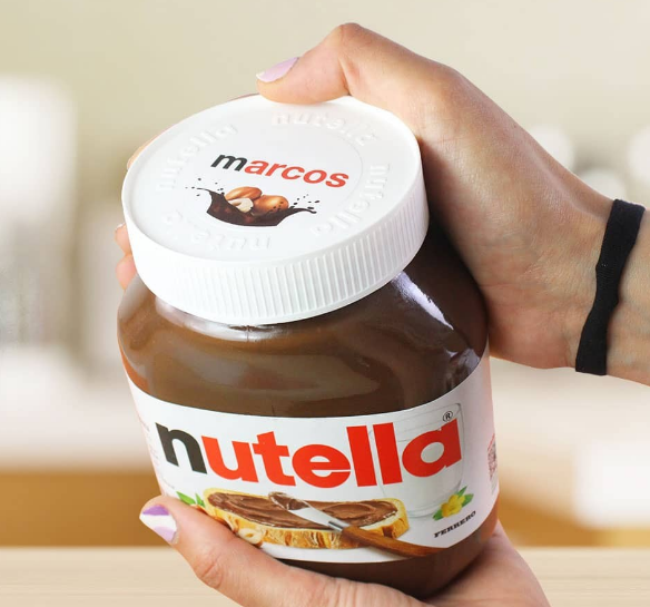Bote Nutella Grande Personalizado 350 g.