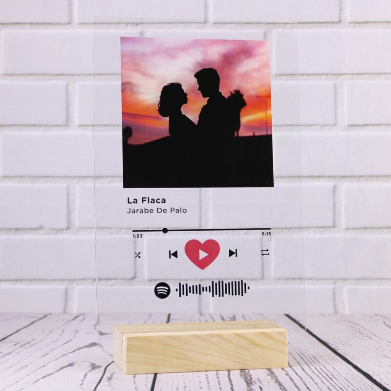 Lámina Transparente para Parejas Spotify