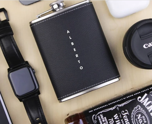 Petaca Negra Personalizada