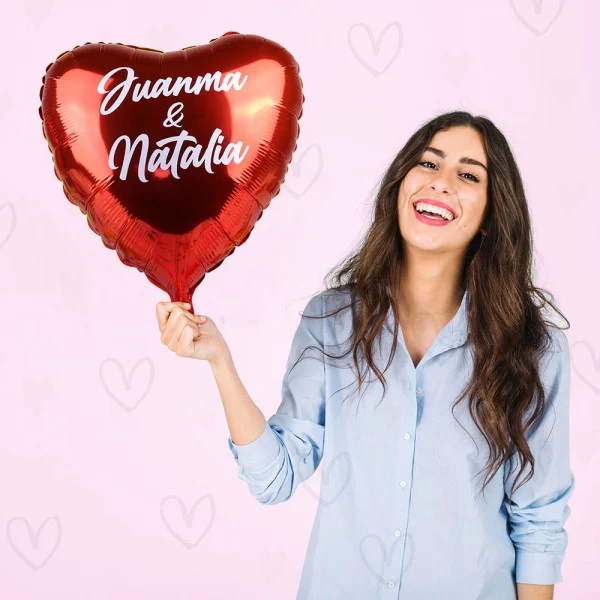 Globo Corazón Personalizado