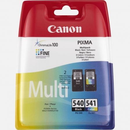 Cartucho de Tinta Original Canon PG-540 + CL-541 Multipack/ Negro/ Tricolor
