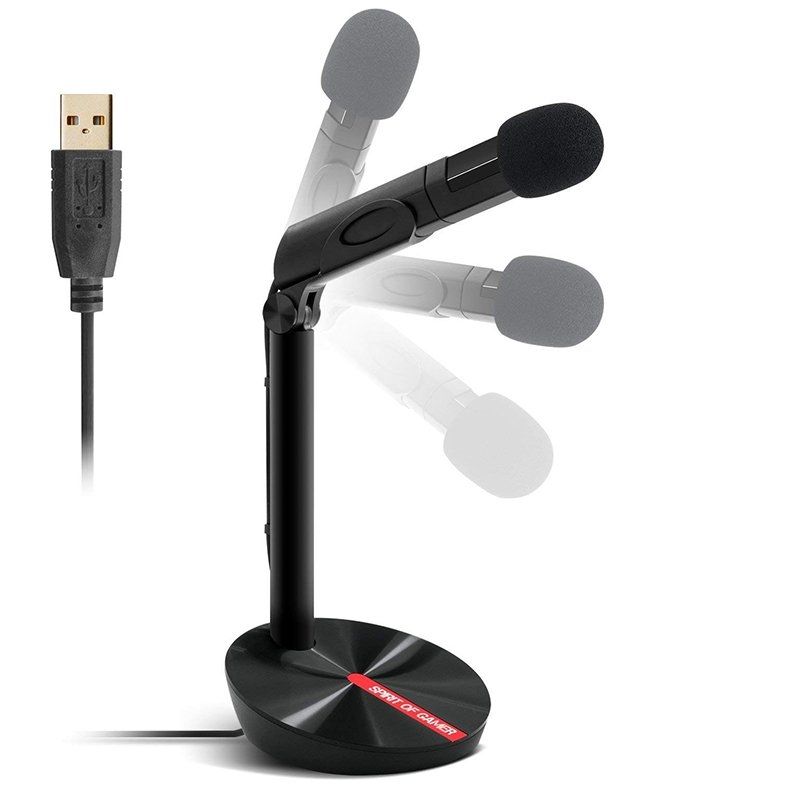 Micrófono Spirit of Gamer Eko Gaming/ USB 2.0