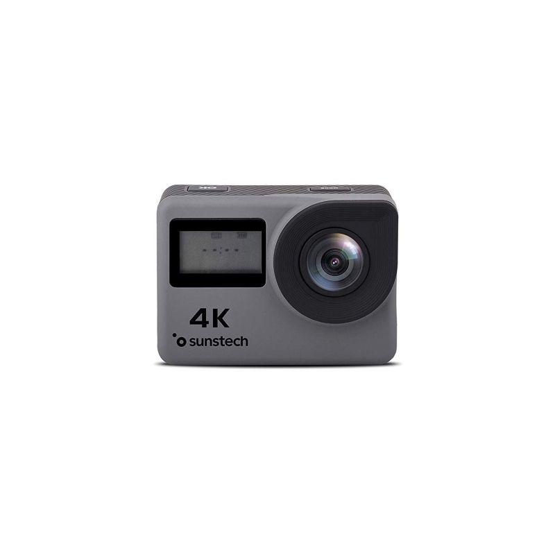Cámara Digital Deportiva Sunstech Adrenaline 4k/ 16MP/ Ángulo de visión 170º/ Gris