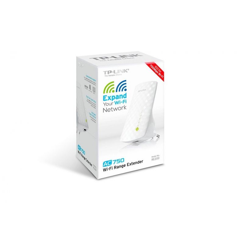 Repetidor Inalámbrico TP-Link AC750 750Mbps/ 3 Antenas Internas