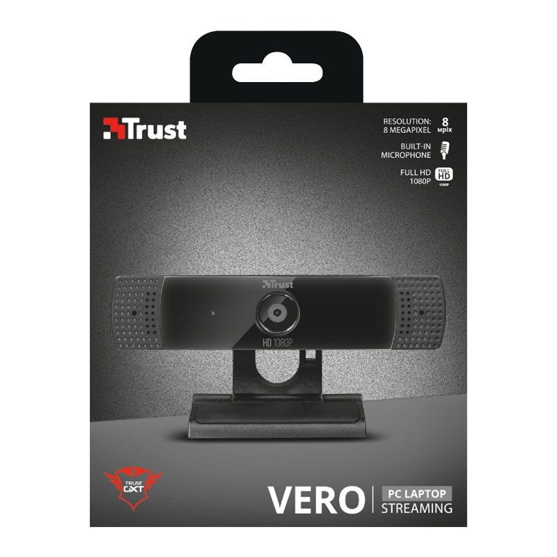 Webcam con Micrófono Trust Gaming GXT 1160/ 3840 x 2160 Full HD