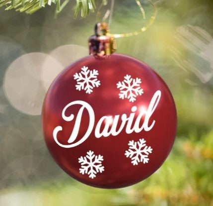 Bola de Navidad Personalizada con Nombre
