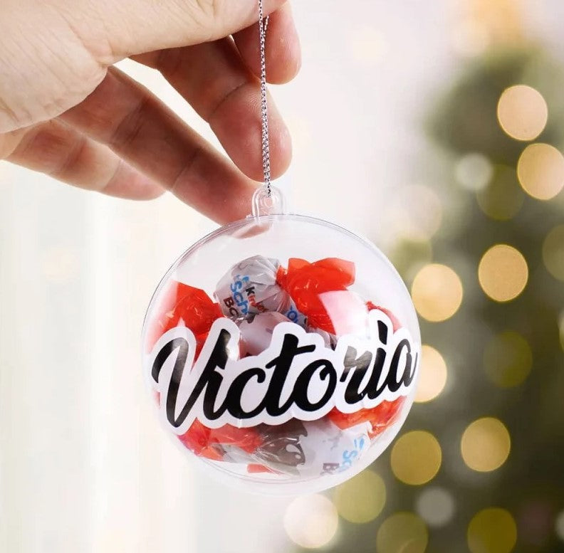 Bola de Navidad Personalizada con Schokobons