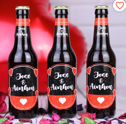 Pack Cervezas Personalizadas para Parejas