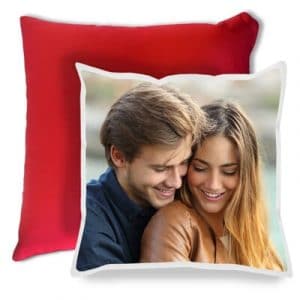 Cojín cuadrado 40 x 40 1 cara en rojo