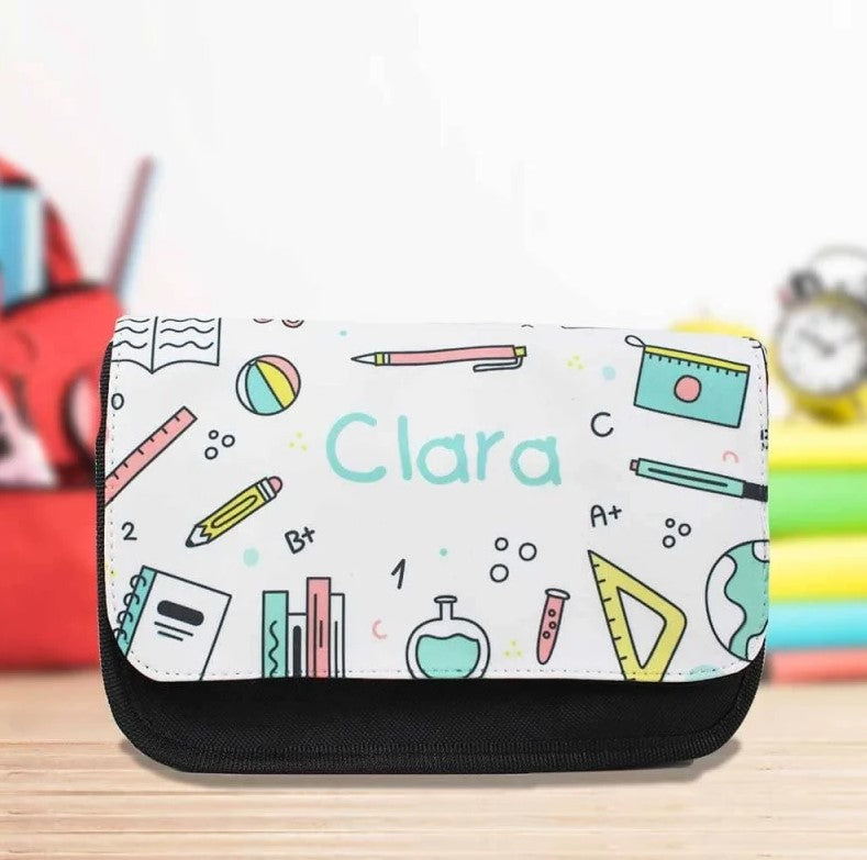 Estuche Escolar Personalizado con Nombre