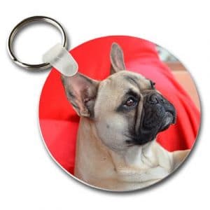 LLavero redondo a dos caras personalizado