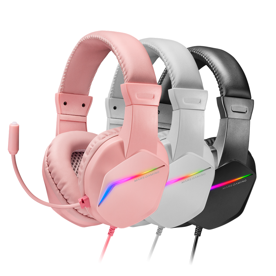 Auriculares Gaming con Micrófono Mars Gaming MH122/ Jack 3.5