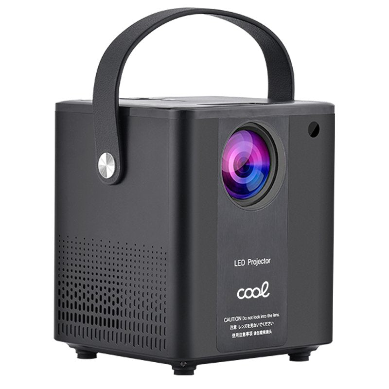 Proyector Compacto COOL Rainbow 3000 Lúmenes Altavoz Integrado + HDMI / SD / USB + Wifi Mirror (Negro)