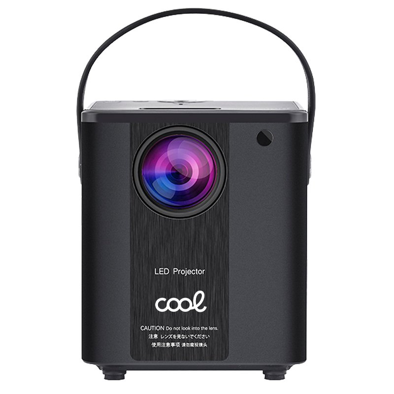 Proyector Compacto COOL Rainbow 3000 Lúmenes Altavoz Integrado + HDMI / SD / USB + Wifi Mirror (Negro)