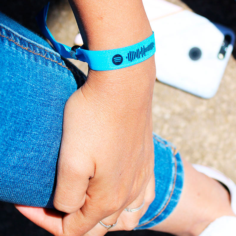 Pulsera de Tela Personalizada Spotify