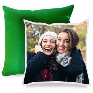 Cojín cuadrado 40 x 40 1 cara en verde