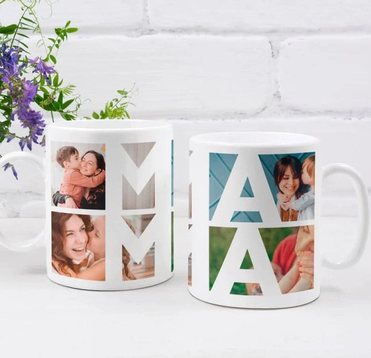 Taza Personalizada con Fotos MAMÁ