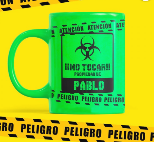 Taza Personalizada Radioactiva