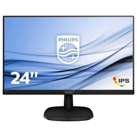 Monitor Philips 243V7QDSB 23.8"/ Full HD/ Negro