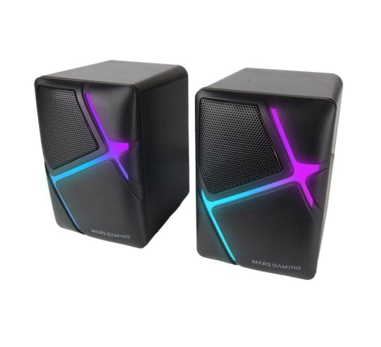 Altavoces Mars Gaming MS-H/ 10W/ 2.0/ Negro