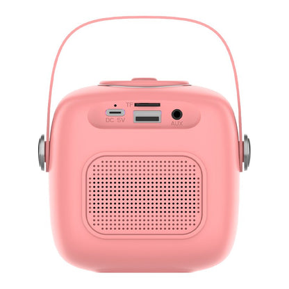 Altavoz Bluetooth Universal Música 6W COOL Mini Karaoke + Micrófono Rosa