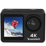 Cámara Digital Deportiva Sunstech Adventure 4K/ 16MP/ Ángulo de visión 170º/ Negra