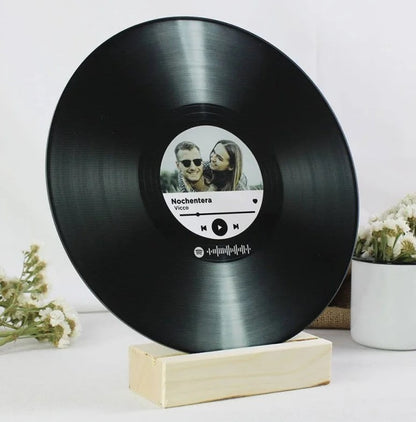 Disco Vinilo con Foto y Canción