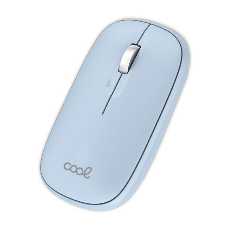 Ratón Silencioso Inalámbrico 2 en 1 (Bluetooth + Adap. USB) COOL Slim