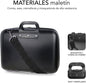 Maletín Subblim Eva Carbon para Portátiles hasta 13.3"/ Semi Rígido/ Negro