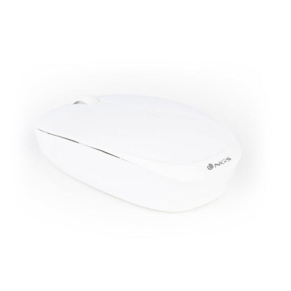 Ratón Inalámbrico NGS Fog/ Hasta 1200 DPI/ Blanco
