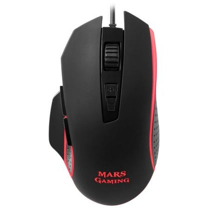 Ratón Gaming Mars Gaming MM018/ Hasta 4800 DPI