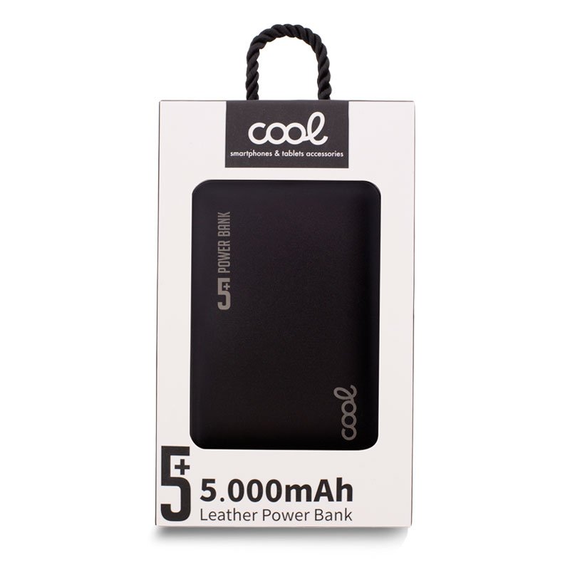 Bateria Externa Micro-usb Power Bank 5000 mAh COOL Leather