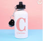 Botella Térmica Personalizada 500 ml. con Inicial y Nombre en color Rosa