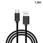 Cable USB Compatible COOL Universal (micro-usb) 1.2 metros Negro 2.4 Amp