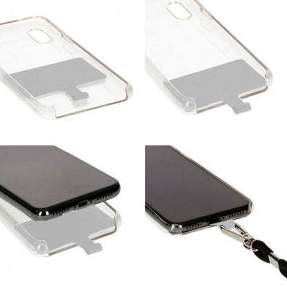 Cordón Colgante COOL Universal con Tarjeta para Smartphone Negro