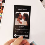 Imán Personalizado con Foto y Canción Spotify