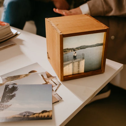 Lámpara de Madera Personalizada con Foto
