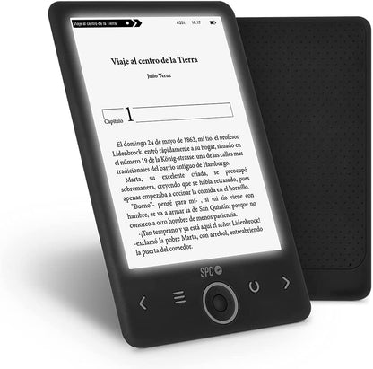Libro electrónico SPC Dickens Light 2/ 6"/ tinta electrónica/ Negro