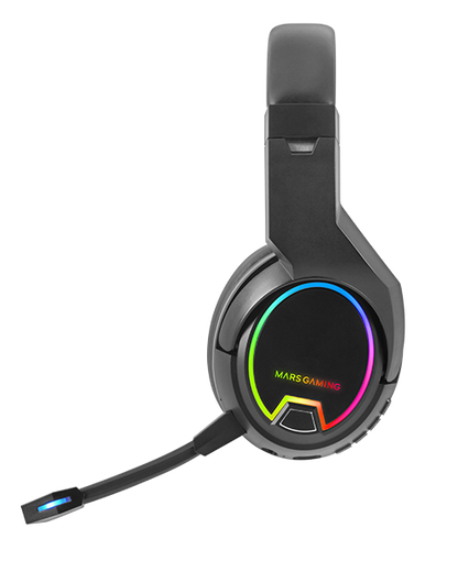 Auriculares Gaming Inalámbricos con Micrófono Mars Gaming MHW100/ Jack 3.5