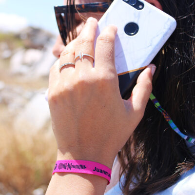 Pulsera de Tela Personalizada Spotify
