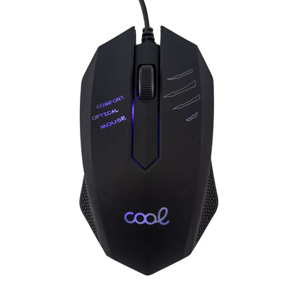Ratón USB Gaming (Iluminación) COOL Alabama Negro